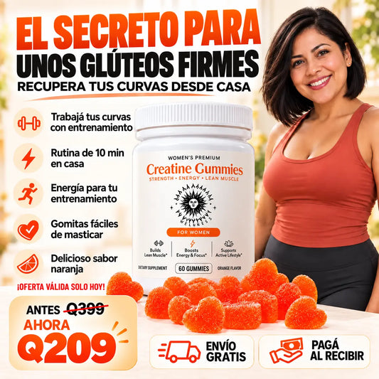 Gomitas de Creatina - Aumento de Glúteos y Curvas