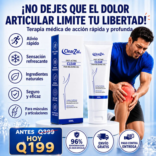 ¡Líbrate del sufrimiento articular y la rigidez con ClearZal!