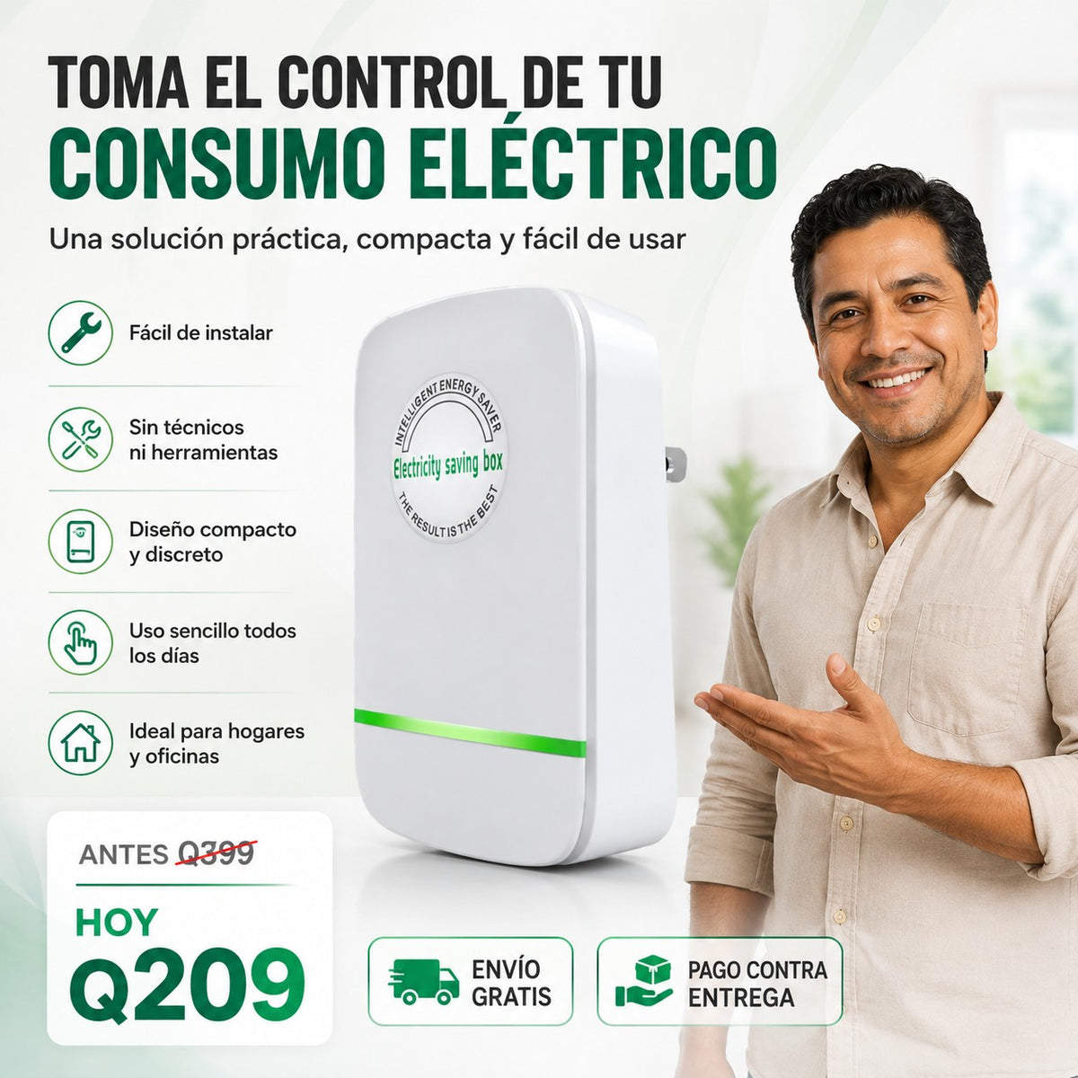 ¿CANSADO DE PAGAR FACTURAS DE LUZ CADA VEZ MÁS ALTAS?