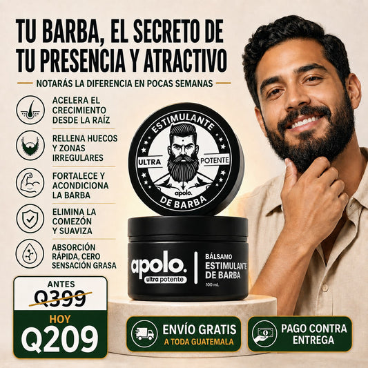 APOLO CREMA — Una barba con más presencia, un estilo que impone confianza